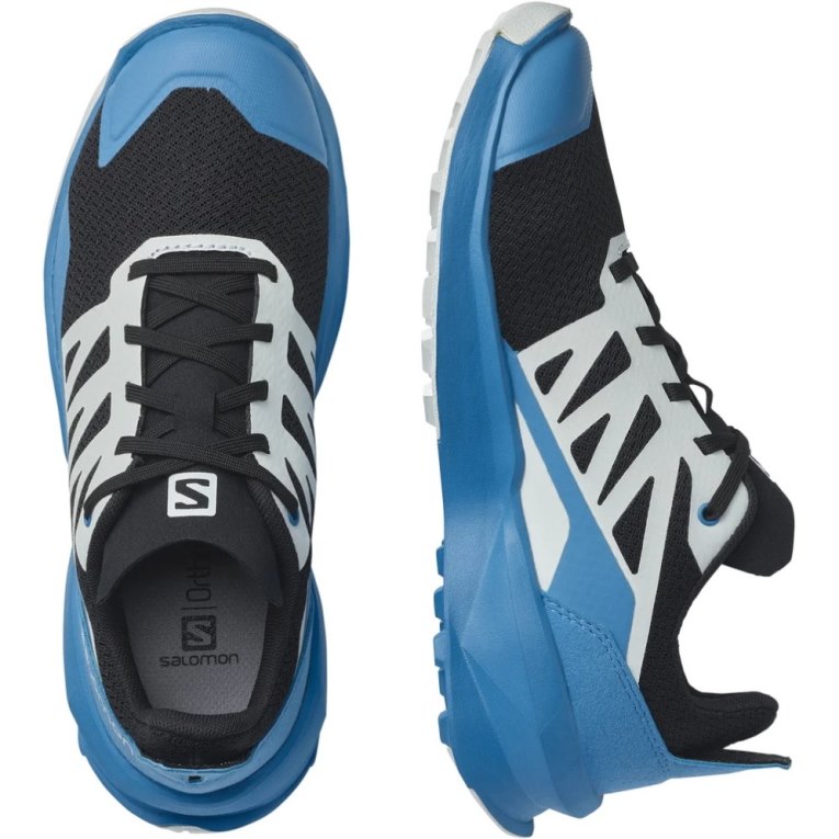 Blue / Black Salomon Patrol Kids' Hiking Shoes | IE JL1364